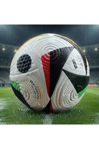 PlayWave ™ | Football Soccer Ball | Euro 2024 Ball | With Air | Thermal Bonded | Euro 2024| Size 5