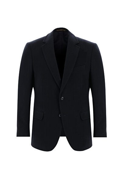 Abdullah Kiğılı 6 Drop Regular Fit Standart Kesim Klasik Kaşmir Ceket