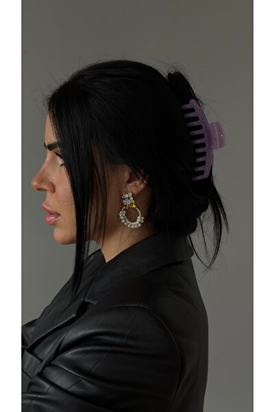 YOYYO Γυναικείο κλιπ μαλλιών μοντέλο με πολύχρωμο αξεσουάρ μαλλιών μεγάλου με...