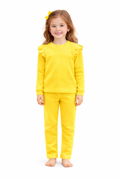 özge başaran Colanți pentru fetiță și body cu umeri cu volane