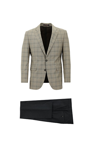 Abdullah Kiğılı 7 Drop Slim Fit Wool Blend Suit