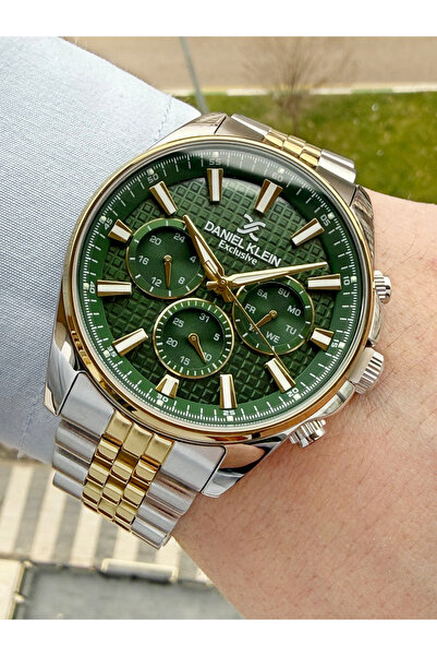 Daniel Klein Erkek Kol Saati Çelik Fonksiyonel Kordon Su Geçirmez