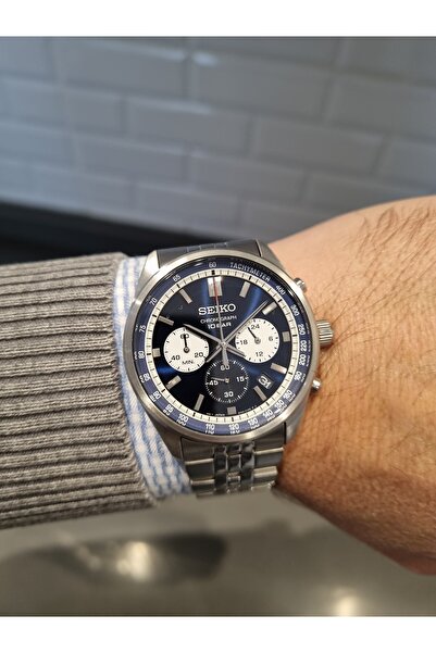 Seiko Metallic Steel Bracelet 10 Atm Waterproof Men Wristwatch