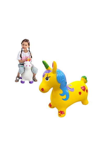 OEM Unicorn gonflabil, din cauciuc, cu lumină și muzică