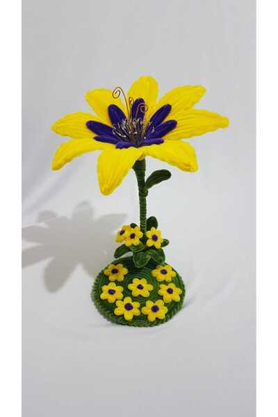 Badem Hediyecilik Disney Rapunzel Çiçek Ayaklı El Yapımı Gece Lambası