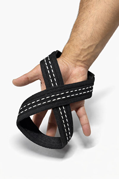 E-HSPORT Lıftıng Straps 8 Loop Halter Kayışı Ağırlık Kayışı 1 Çift