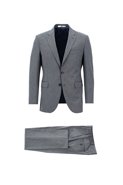 Kiğılı 7 Drop Slim Fit Costum cu model, cu talie elastică și șnur