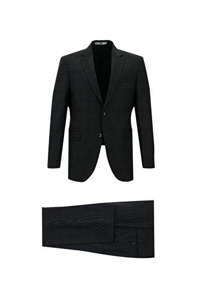 Kiğılı 7 Drop slim fit Dar croială Costum în carouri