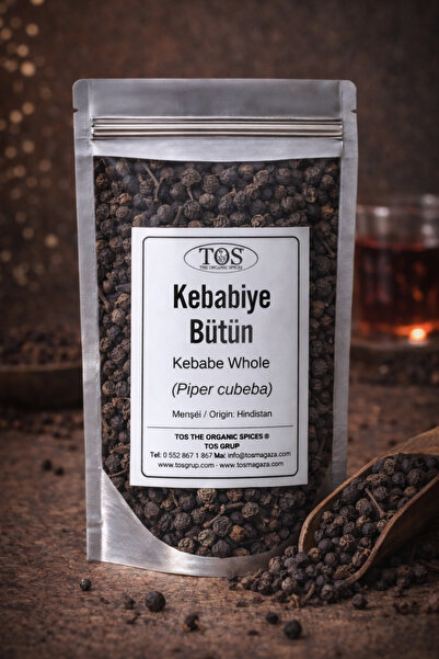 TOS The Organic Spices Kebabiye Bütün 100 gr (1. Kalite) Piper cubeba / Cubeb...