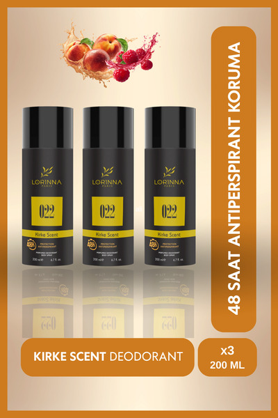 Lorinna Paris Kirke Scent Deodorant Set 3x200 Ml