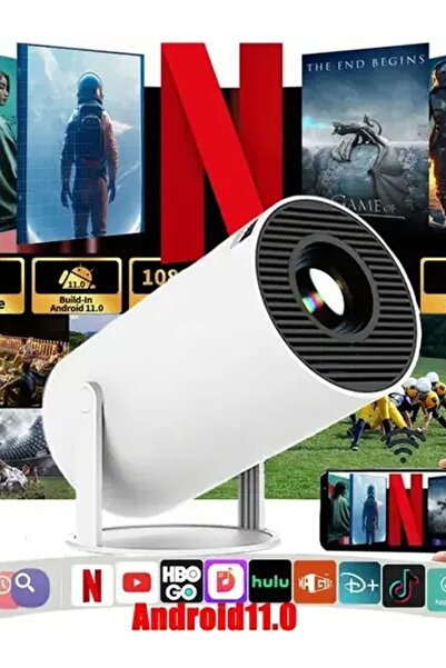 SMANIA GameProjecto™ 4K projector with 20,000 games, apps, and 2 controllers