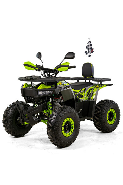 XTR ATV Pro Storm, roti 8 inch, 125cc, 3+1 viteze, culoare negru/lime