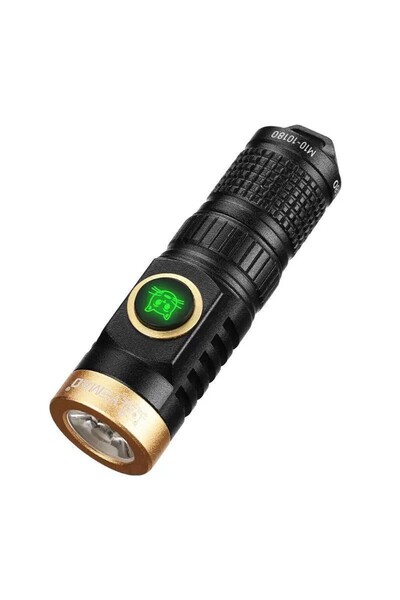 YEMAO Set lanternă portabilă YM M10 tip breloc 700LM negru