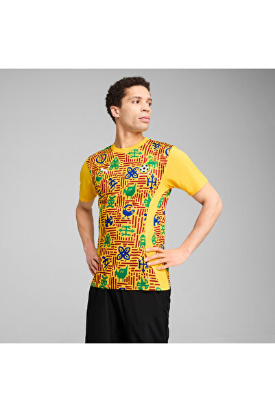 Puma Mens Ghana Pre-match Jersey - Yellow