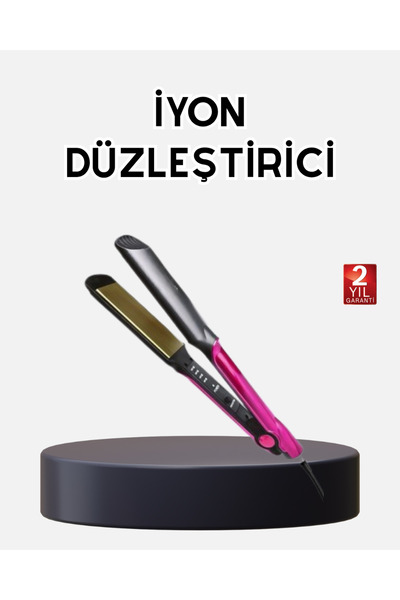 Lisinya Ionic Hair Straightener – 220 ° Heat-Resistant Plate with Led Indicat...