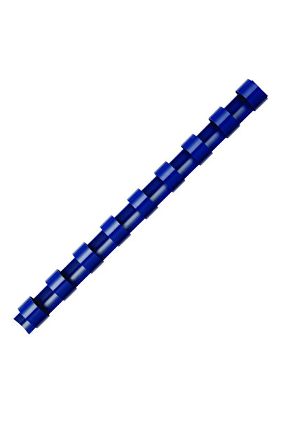 Fellowes Inel de legare din plastic 12 mm albastru pentru 56–80 de coli, pach...