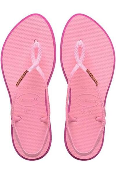 Katia&Bony Γυναικείες παντόφλες Havaianas Luna Point ροζ