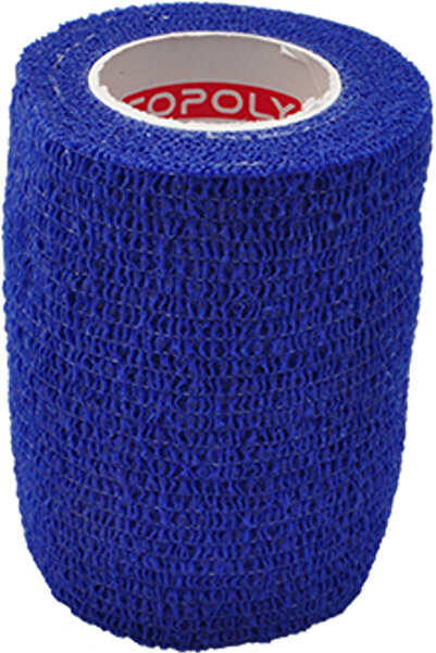 Copoly Self-adhesive elastic bandage 7.5cm - Blue