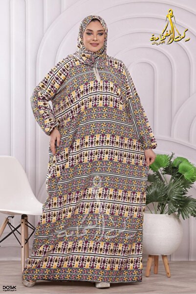 Generies Prayer shawl with a continuous sash, made of viscose fabric, wrinkle...