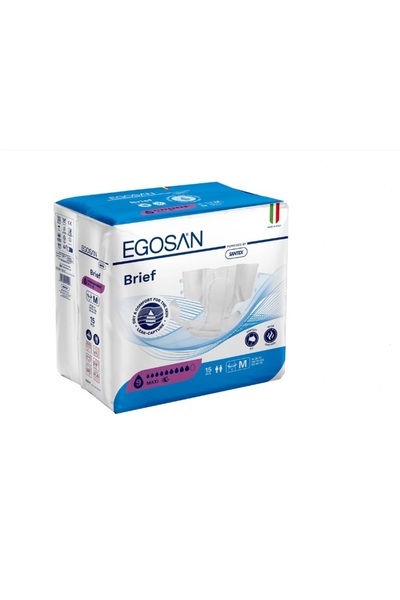 EGOSAN Scutece Maxi pentru adulți cu absorbție medie 3200 ml, 15 buc.