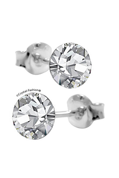 Crystal-Fashion® 925 Silver Earrings Xirius 6mm