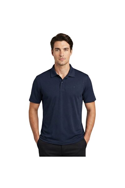trender Polo Collar Men's T-Shirt 4029 Indigo
