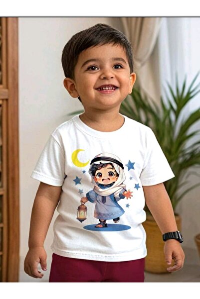 stil x ΠΑΙΔΙΚΟ ΜΠΛΟΥΖΑΚΙ ΑΓΟΡΙΩΝ ΜΕ ΣΤΑΜΠΑ ΡΑΜΑΖΑΝ ΜΠΑΓΙΡΑΜ, 100% ΒΑΜΒΑΚΙ