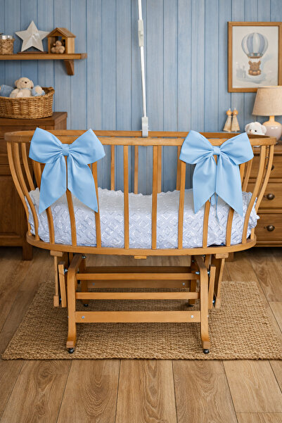 Mutlu Başlangıçlar 2 Adet Beşik Süsleme Fiyongu Perde Bağlama Fiyongu