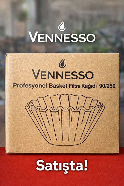 VENNESSO Basket Filtre Kağıdı 90/250 Doğal Kağıt