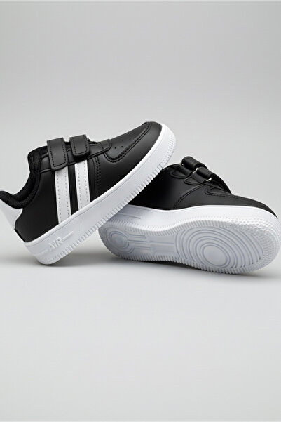 TOFİSA Pantofi pentru fetițe, colorați alb-negru - 27483-NEGRU-ALB