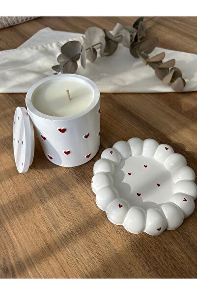 Vela Anatolia 2'li Bubble Love Set – Kalpli Mum ve Çok Amaçlı Dekoratif Tabak...