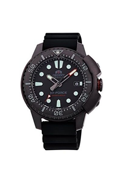 Orient ساعة رجالية أوتوماتيكية من إم-فورس بمينا أسود RA-AC0L03B00B