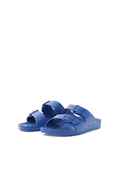 Jack & Jones Jack jones jfwcroxton molded sandal noos men's blue2 slipper 122...