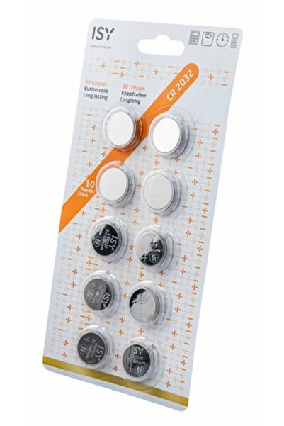 Isy CR2032 batteries 10 pcs IBA-3032