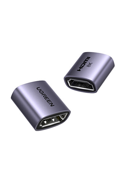 Ugreen Alüminyum 8K 60Hz Dişi to Dişi v2.1 HDMI Uzatma Birleştirme Aparatı, 9...