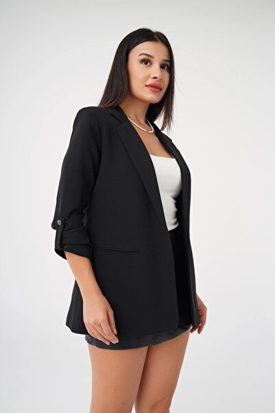 İKLİM LİFE Süs Cep Kısa Ceket