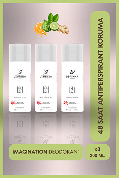 Lorinna Paris Imagination Deodorant Set 3x200 Ml