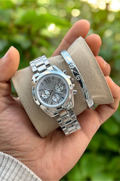 Tulpar Trendy Model Women's Wristwatch in a Special Box with a Bracelet Gift