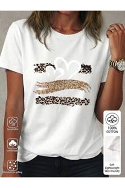 kahire LEOPARKALP Baskılı Premium Oversize T-shirt
