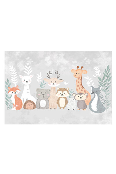 Factory Price Kian Jungle Cushion Play Mat Rug – Soft Padded Carpet with Non-...