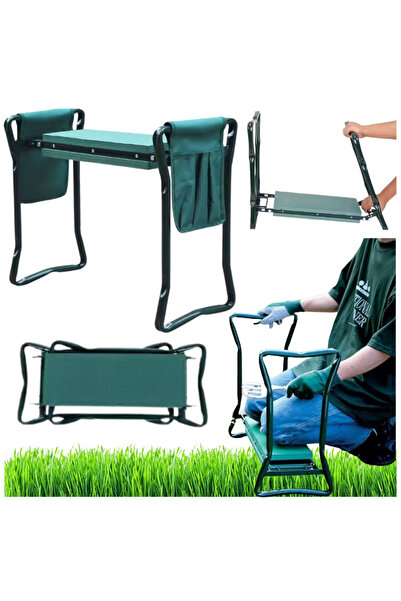 Three top online Scaun pliant de grădină cu genunchiere și trusă de scule 3 în 1