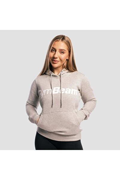 GymBeam Hanorac gri pentru femei, model atlet