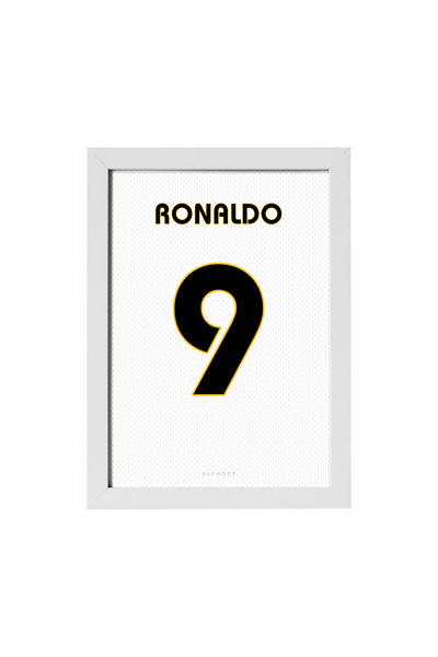 KAYNOCK Ronaldo Jersey, Real Madrid, Futbol Forma Tablo, Poster Tablo Dijital...