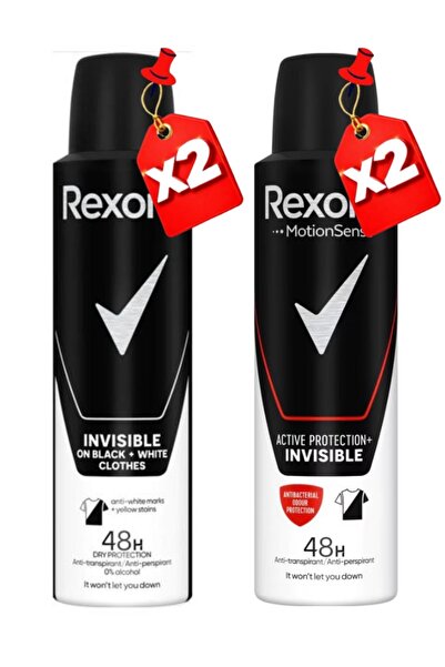Rexona Део спрей 150 мл за мъже Invisible Active Protection x2 + Invisible B&...