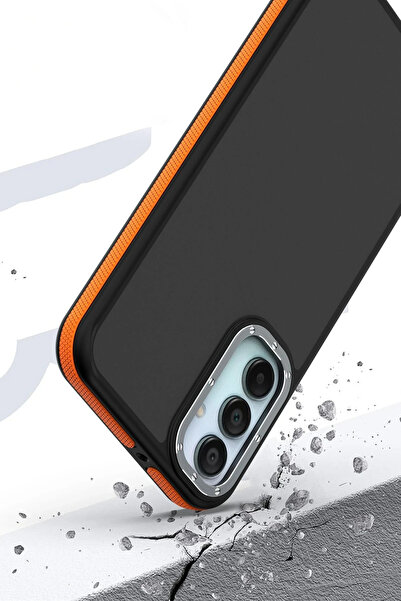 FREEDOM STOREE غطاء هارفيل لهاتف سامسونج جالاكسي A25 5G من نيو فيس - برتقالي