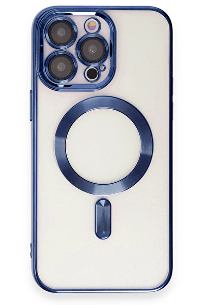 ykavm حافظة Newface لهاتف آيفون 15 برو ماكس كروس مغناطيس سيف - أزرق داكن