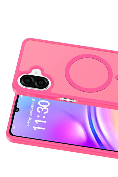 CT STONES غطاء جوكو سامسونج جالاكسي A07 4G جوتا ماج سيف - روز