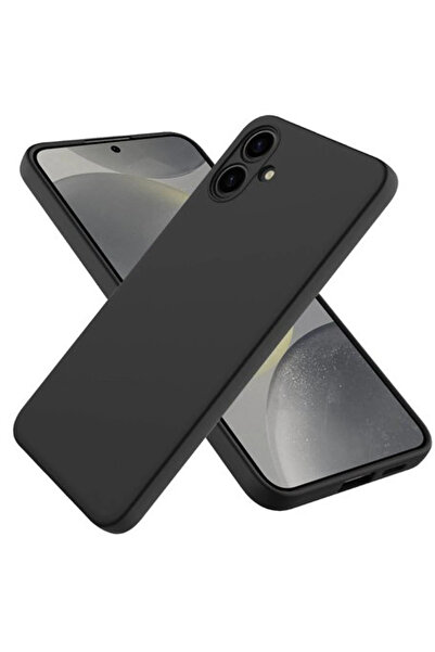 FREEDOM STOREE حافظة سامسونج جالاكسي A06 من نيو فيس سيليكون أول - أسود