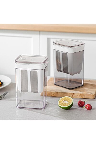 BRF PazarDunyasi Yoğurt Süzme Kabı Süzme Yoğurt Yapma Aparatı Çelik Filtreli ...