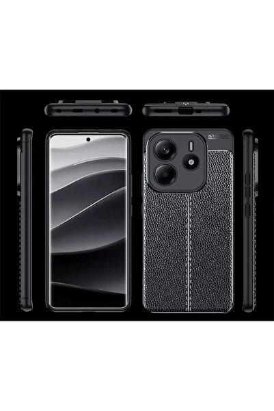 ZEMİRA HOME غطاء Newface Xiaomi Redmi Note 14 4G للتركيز التلقائي - أزرق داكن